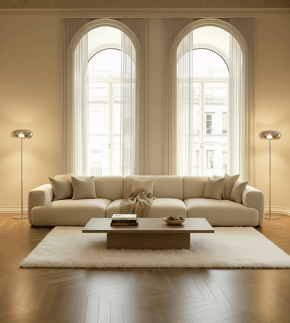 Stilfull elegans i svampdesign – som modern golvlampa